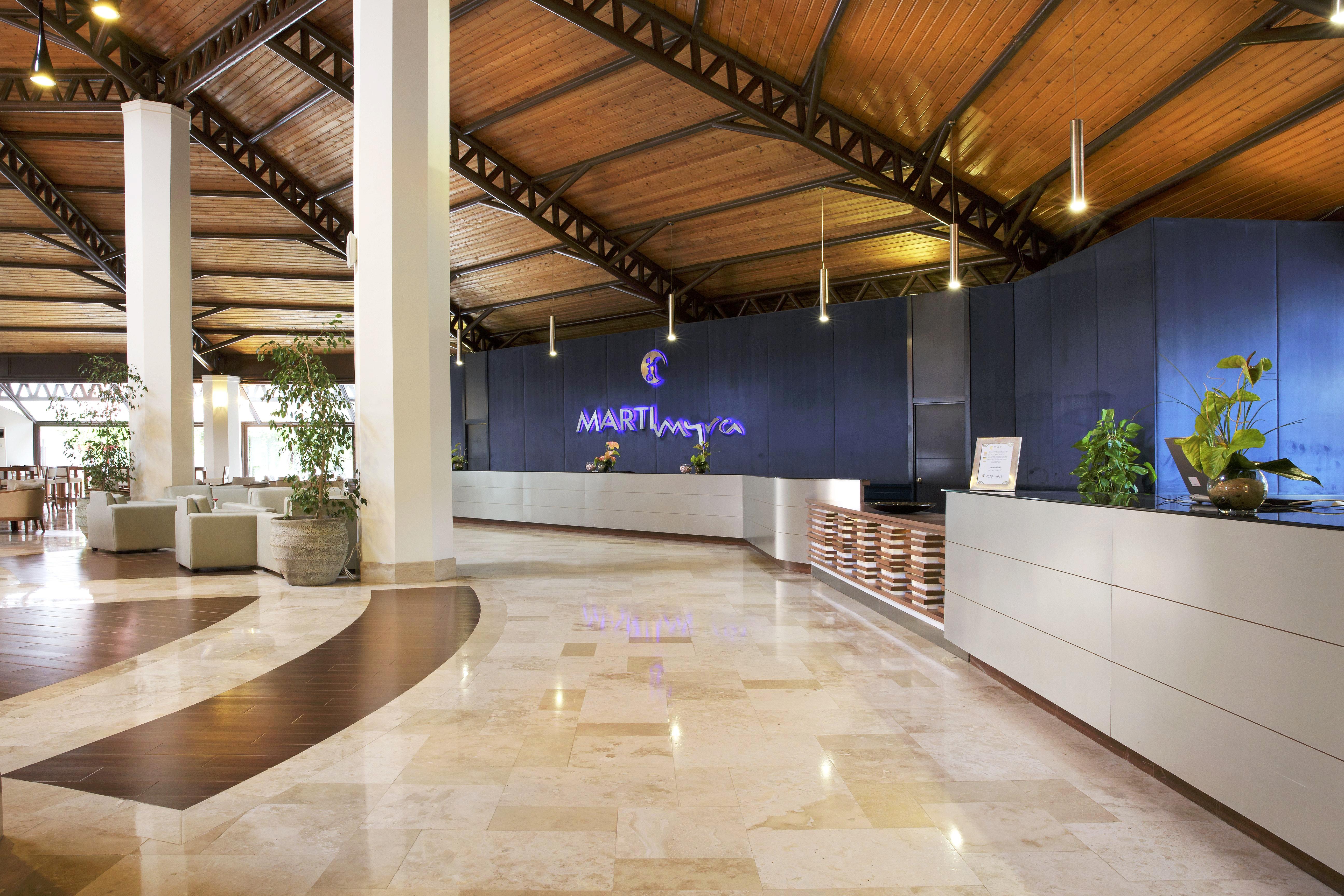 Marti Myra Hotel Tekirova Ngoại thất bức ảnh Lobby of the hotel